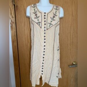 Rayon peach hippy dress